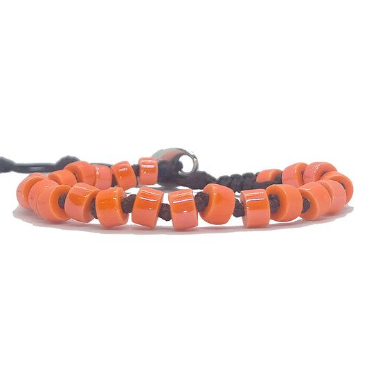 Bracciale S002 Ceramica arancione