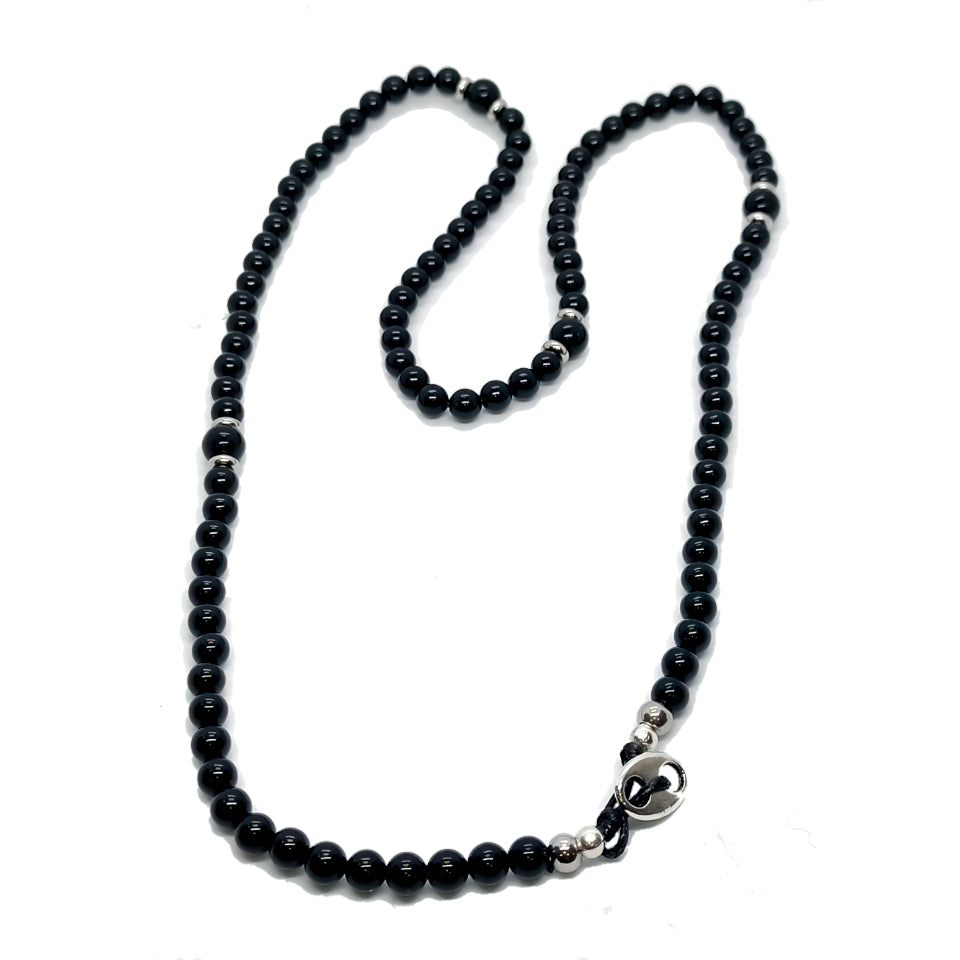 Collana Dharma M0014 Onice nero