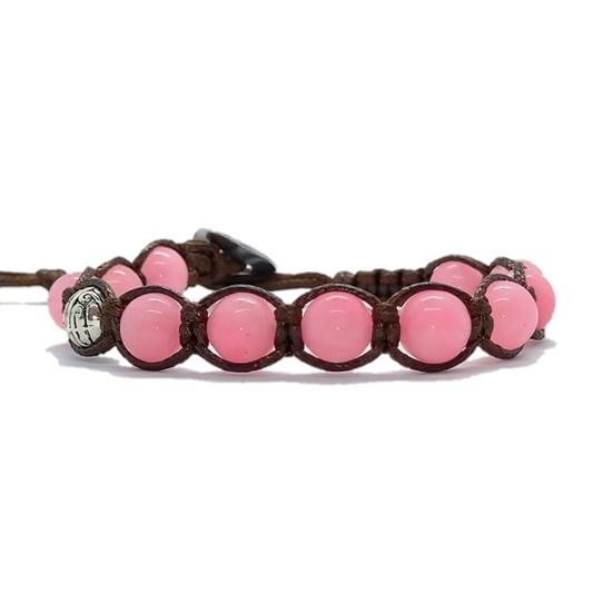 Bracciale L0082 Quarzo rosa