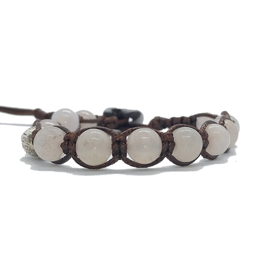 Bracciale L0113 Giada bianca