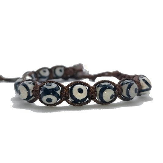 Bracciale L0104 Agata tibetana