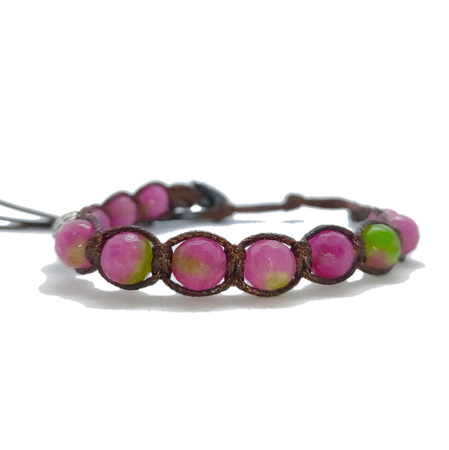 Bracciale L0054 Agata fucsia