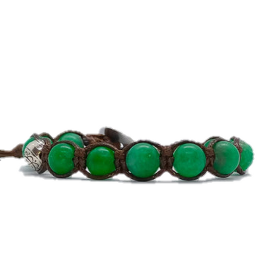 Bracciale L0075 Giada verde