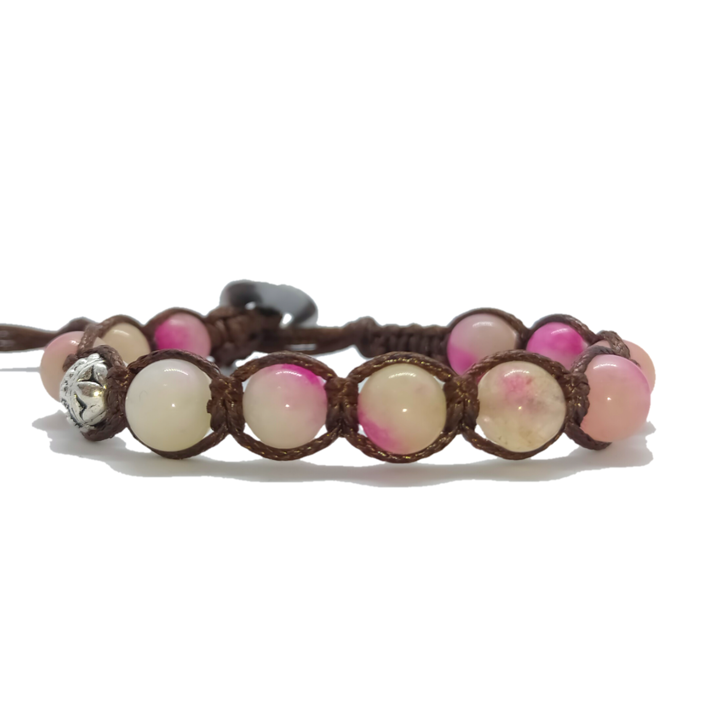 Bracciale L0019 Giada floreale