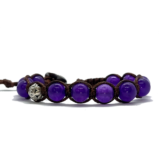 Bracciale L0032 Agata viola