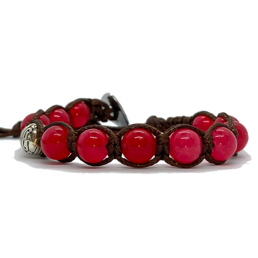 Bracciale L003 Corniola rossa